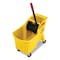 Rubbermaid Commercial 31 qt Mop Bucket and Wringer Combination, Yellow, Plastic FG738000YEL - alternate 9